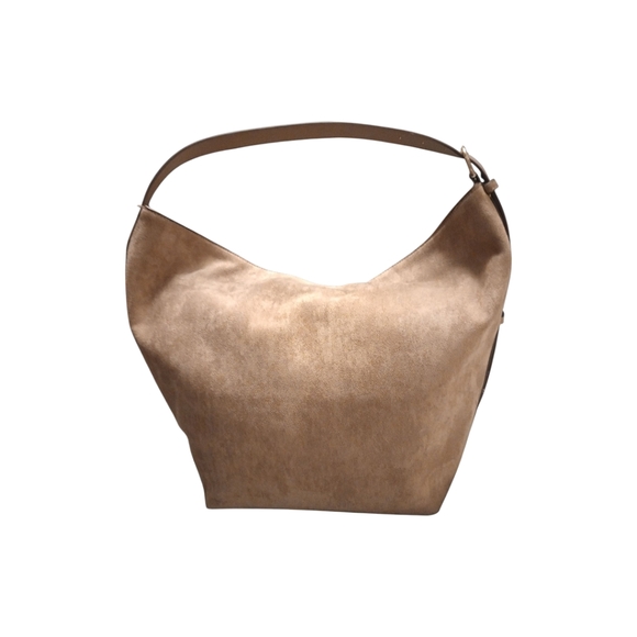 Worthington Tan Suede Bucket Handbag, NWT - Picture 1 of 10